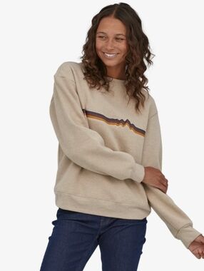 Patagonia Womens Ridge Rise Stripe Uprisal Crew Sweatshirt